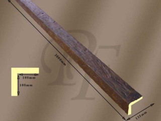 13,5’luk Poliüretan Ahşap Mertek Köşe